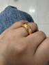 周大福海豚背戒指INS風(fēng)黃金戒指女工費880)15號約9.85g EOF1660生日禮物 曬單實(shí)拍圖