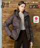 顏域咖色女士冬季棉服2025新款簡(jiǎn)約加厚外套短款棉襖立領(lǐng)連帽棉衣 咖啡色 M/38 曬單實(shí)拍圖
