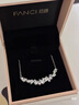 Fanci范琦紫藤花微笑項鏈白女銀花朵女友送老婆生日禮物輕奢高級感 曬單實(shí)拍圖
