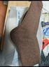京東京造【毛圈襪】加厚加絨全毛圈襪子冬季女保暖中長(cháng)筒10A抗菌精梳棉襪 曬單實(shí)拍圖