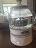 膳魔師（THERMOS） 迷你養生壺辦公室煮茶器電水壺恒溫電熱水壺玻璃花茶壺養生杯 禮物 七夕情人節禮物 EHA-1602E（奶油白） 0.55L 曬單實(shí)拍圖