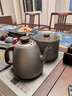 凱弋奇純鈦全自動(dòng)上水壺燒水壺電熱水壺家用茶具套裝抽水式電磁爐一體泡茶器嵌入式電茶爐鈦合金 1L 純鈦37x20雙上水（三合一款） 曬單實(shí)拍圖