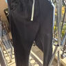 初唐褲子男闊腿褲男款秋冬厚款棉質(zhì)衛褲寬松直筒松緊運動(dòng)褲 黑色 XL 曬單實(shí)拍圖
