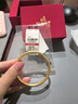行金銀中黃金手鐲 999足金古法泥鰍背光圈投資素圈生日禮送女生送老婆婚慶 泥鰍背手鐲 約30g 58# 克重多退少補 曬單實(shí)拍圖