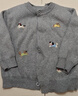 嘟嘟家寶寶純棉毛衣開(kāi)衫春季兒童卡通外套童裝女童衣服男童上衣 灰色100 曬單實(shí)拍圖