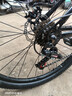 麥希自行車(chē)山地車(chē)雙碟剎男女學(xué)生成年人青少年通勤車(chē)變速公路單車(chē) 森林狼硬叉輻條輪黑色 26寸21速 曬單實(shí)拍圖