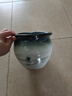 大口徑陶瓷花盆透氣粗陶綠植盆景家用室內庭院裝飾創(chuàng  )意花盆 花邊藍 曬單實(shí)拍圖