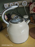 德世朗（DESLON）恒溫電熱水壺燒水壺大容量家用復古電水壺煮茶開(kāi)水壺 1.7L 【55°C恒溫保溫款】四代復古白 曬單實(shí)拍圖