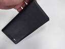 七匹狼（SEPTWOLVES）錢(qián)包男士長(cháng)款真皮2026新款超薄頭層牛皮拉鏈錢(qián)夾爸爸皮夾手包卡包 超薄黑金屬狼標3A3071032-01 曬單實(shí)拍圖