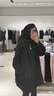 UR2025冬季新款女裝氣質(zhì)格雷系圍巾式大衣外套UWH150055 曬單實(shí)拍圖