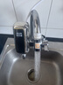 奧克斯（AUX）電熱水龍頭熱水器免安裝即熱速熱接駁款廚衛兩用加熱水龍頭 【免安裝】電鍍銀+送萬(wàn)向噴頭 曬單實(shí)拍圖