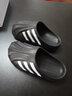 冊樂(lè )洞洞鞋男士夏季貝殼頭三杠半包拖鞋外穿男女款厚底運動(dòng)一腳蹬涼鞋 黑白（復模）做到一模一樣 42-43 曬單實(shí)拍圖