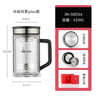 希諾抗菌玻璃杯雙層高檔辦公水杯男2025新款帶手柄泡茶杯子X(jué)N-9005KT 曬單實(shí)拍圖