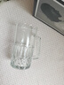 威爾基加厚啤酒杯大號500毫升大容量扎啤杯500ml帶把手玻璃杯子果汁酒杯 星鉆啤酒杯2只 曬單實(shí)拍圖