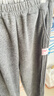 茵曼（INMAN）女童加絨褲子愛(ài)心標章冬季兒童中大童奧粒絨保暖褲保暖休閑長(cháng)褲 花灰色 120 曬單實(shí)拍圖