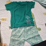 【夏季套裝】男童女童兩件套寶寶夏季兒童短袖套裝純棉a類(lèi) AU-5藍色 （尺碼偏小建議拍大一碼） 110 曬單實(shí)拍圖