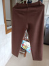 beanpole【新年禮物】哈倫版  女士美拉德日常通勤風(fēng)職場(chǎng)針織休閑運動(dòng)長(cháng)褲 栗色 27 165/70A 曬單實(shí)拍圖