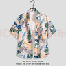 南木熊泳衣男短袖花襯衫沙灘服三亞夏威夷風(fēng)旅游度假情侶夏季薄款套裝 沙灘服套裝XL碼【115-130斤】 曬單實(shí)拍圖