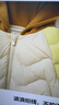 迷你巴拉【三防】男女童輕暖羽絨服寶寶親子可愛(ài)保暖羽絨外套 淺卡其50313 【白鴨絨-1000+清潔度】 90 曬單實(shí)拍圖