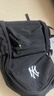 新款NY聯(lián)名書(shū)包男日系初中女生高中生大容量雙肩包簡(jiǎn)約純色背包潮 黑色 曬單實(shí)拍圖