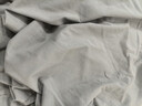 重磅純棉短袖t恤男高檔純色印花休閑基礎款內搭半袖打底衫 淺灰 XL  140-155斤 曬單實(shí)拍圖