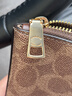 蔻馳（COACH）【品牌直供】女包新款小號輕奢手提單肩托特包禮物女 卡其棕CBT18 IMXHE 曬單實(shí)拍圖