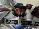 微致商用電磁爐多頭3500W大功率四頭6眼電磁灶麻辣燙電爐灶餐廳飯堂商業(yè)多眼煲仔爐電灶臺 六頭電磁爐（帶架子） 3500w（推薦） 曬單實(shí)拍圖