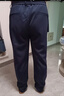 皮爾卡丹休閑褲男士春秋冬季款爸爸褲子男中老年男士春季運動(dòng)寬松直筒褲 黑色(春秋款) 2XL 【140-160斤】 曬單實(shí)拍圖