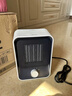 美的（Midea）【小身材】暖風(fēng)機家用/小太陽(yáng)取暖器/小型電暖器/電暖氣/電熱風(fēng)扇/暖手寶臺地兩用速熱便攜HFU15D 曬單實(shí)拍圖