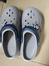 大嘴猴大嘴猴洞洞鞋男涼拖鞋情侶戶(hù)外穿休閑百搭沙灘涼鞋女6084灰42-43 曬單實(shí)拍圖