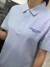 藍之旺 工作服定制印字印logo夏季工衣男短袖polo文化衫t恤訂做4S店工裝 A款藏青 【40支索羅納230g抗皺】 XL 曬單實(shí)拍圖
