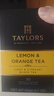 哈羅蓋特的泰勒檸檬橙子味英式紅茶 辦公室下午茶茶包 20袋*2.5g 英國原裝進(jìn)口 曬單實(shí)拍圖