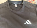 adidas速干運動(dòng)健身上衣圓領(lǐng)短袖T恤男裝夏季阿迪達斯 曬單實(shí)拍圖