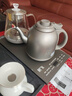 新飛全自動(dòng)上水電熱水壺泡茶桌茶臺燒水壺一體機辦公室功夫茶煮水壺電茶壺茶具套裝燒水器泡茶機家用 1L 雙邊上水三合一款 曬單實(shí)拍圖