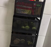 溢彩年華 旋轉置物架廚房落地蔬菜收納儲物架可移動(dòng)衛生間置物架六層1118 曬單實(shí)拍圖