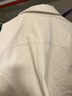 優(yōu)衣庫男裝女裝燈芯絨工裝襯衫長(cháng)袖襯衣休閑復古480295 01 乳白色 2XL 曬單實(shí)拍圖