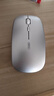 英菲克（INPHIC）M1無(wú)線(xiàn)鼠標可充電辦公藍牙三模電量顯示靜音便攜適用于惠普華碩蘋(píng)果IPAD筆記本電腦無(wú)限輕音 【無(wú)線(xiàn)-2.4G充電版-輕音按鍵】太空銀 曬單實(shí)拍圖