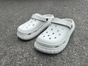 【CROCS同款】洞洞鞋男女時(shí)尚厚底增高夏季卡駱馳同款涼鞋戶(hù)外 灰色 40 -41 曬單實(shí)拍圖