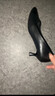 意爾康女鞋細跟通勤工作鞋淺口時(shí)裝高跟鞋單鞋女春秋 26902W黑色39 曬單實(shí)拍圖