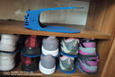 日本雙層鞋子收納架鞋架整理架家用可調節抗壓塑料鞋托宿舍鞋柜 適用運動(dòng)鞋高跟鞋高邦鞋 【2色混發(fā)】 10個(gè) 曬單實(shí)拍圖