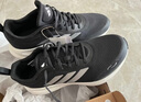 阿迪達斯（adidas）男鞋跑步鞋春夏戶(hù)外休閑防滑運動(dòng)鞋 一號黑/亮白/深麻灰 40.5 曬單實(shí)拍圖