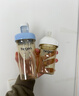 HEGEN海格恩吸管杯兒童水杯學(xué)飲杯奶瓶1-3-6歲直飲吸管嬰兒寶寶保溫杯 【健康坐姿】 330ml 吸管杯-天使粉 曬單實(shí)拍圖