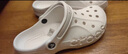 CROCS卡駱馳貝雅洞洞鞋沙灘鞋|10126 白色-100 37/38(230mm) 曬單實(shí)拍圖