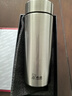 希諾（heenoor）保溫杯316L不銹鋼水杯男高檔商務(wù)車(chē)載泡茶杯子X(jué)N-CB001C本色410mL 曬單實(shí)拍圖