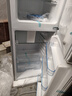 新飛家用冰箱小型 冷藏冷凍兩用1-2人 出租房用小冰箱迷你 辦公室宿舍靜音電冰箱多層 客廳省電節能 118升 雙門(mén) 鈦空銀 曬單實(shí)拍圖
