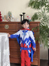 ULTRAMAN奧特曼衣服男童春秋套裝兒童男孩帥氣小孩寶寶洋氣賽羅蜘蛛俠童裝 披風(fēng)款【賽羅】 【披風(fēng)+套裝】 110 【建議身高100-110cm】 曬單實(shí)拍圖
