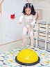 GERTHRON德國波速球兒童半圓平衡球感統跳跳球蹦蹦瑜伽半球家用器材波波球 【明亮黃】 46cm -月牙款 曬單實(shí)拍圖