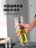 PAKCHOICE茶水分離杯磁彈泡茶磁吸力玻璃水杯子男士雙層防燙便攜車(chē)載耐高溫 曬單實(shí)拍圖