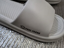 大嘴猴（paul frank）拖鞋男夏季室內居家踩屎感涼拖鞋 灰 40-41  曬單實(shí)拍圖