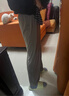 京東京造女士莫代爾休閑褲2026新款春裝褲子女高腰直筒顯瘦黑色M 曬單實(shí)拍圖
